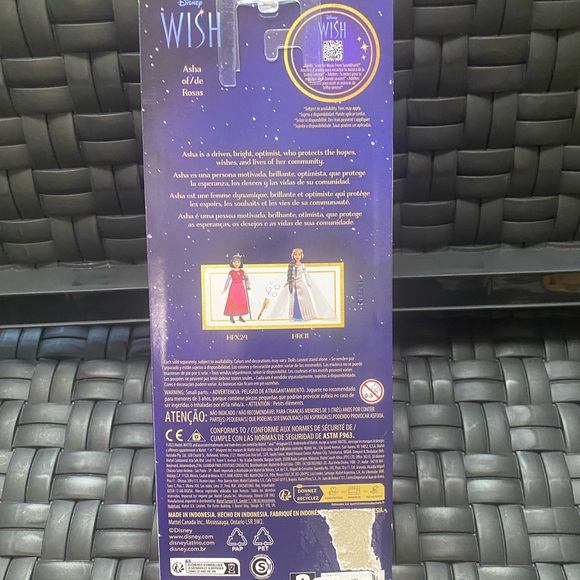 Disney's Wish Asha of Rosas Posable Fashion Doll - Picture 2 of 2